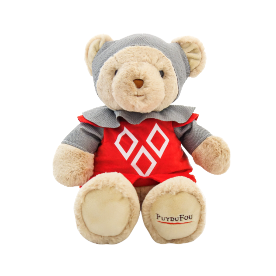 Peluche ours Chevalier 30cm
