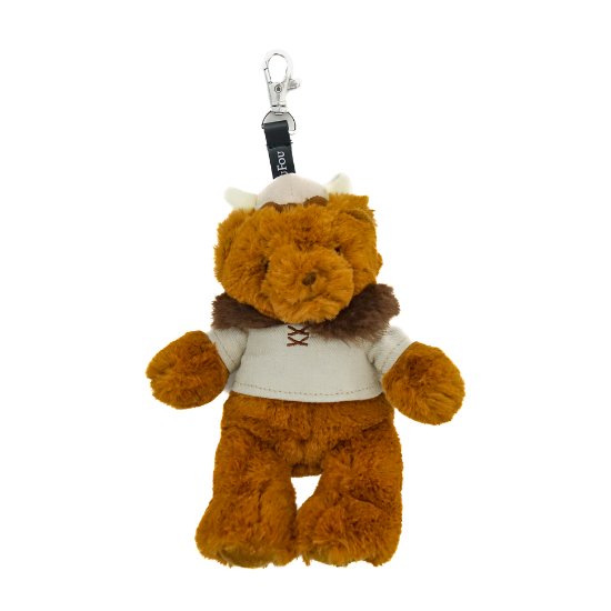 Porte-clés peluche ours Viking