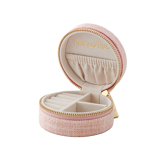 Petite boîte à bijoux en lin