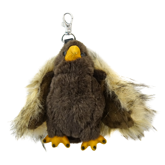 Porte-clés peluche Aigle