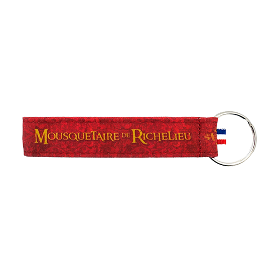 Porte-clés tissu Mousquetaire de Richelieu