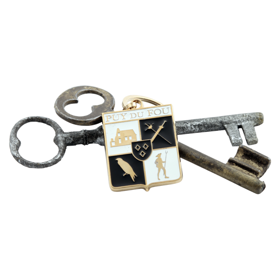 Porte-clés Armoiries Puy du Fou