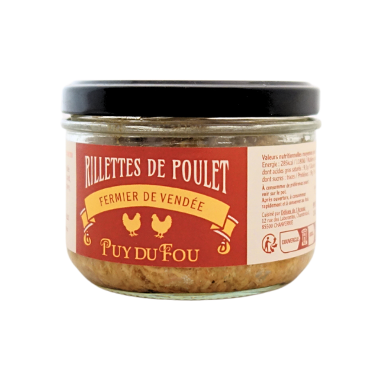 Rillettes de poulet fermier de Vendée