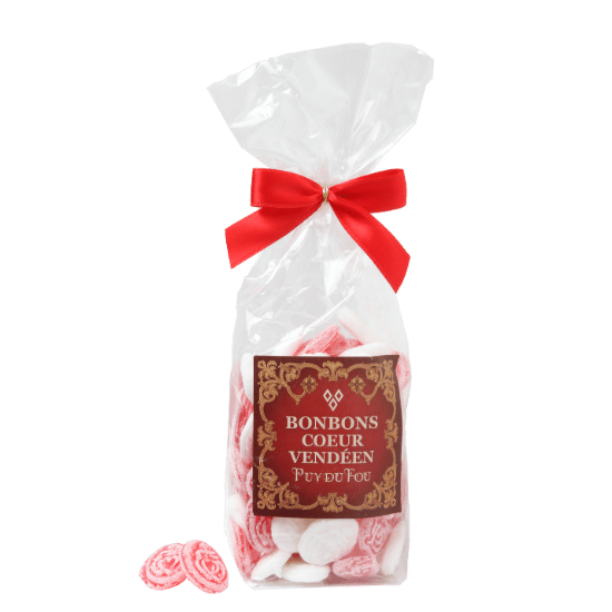 Sachet bonbons coeur vendéen