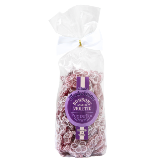 Sachet de bonbons saveur violette