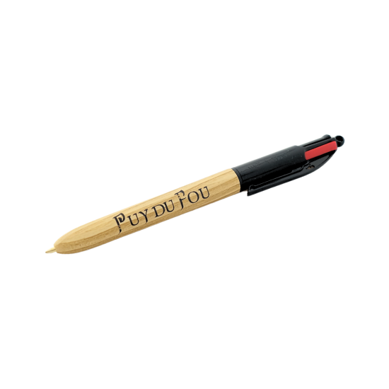Stylo 4 couleurs bois viking