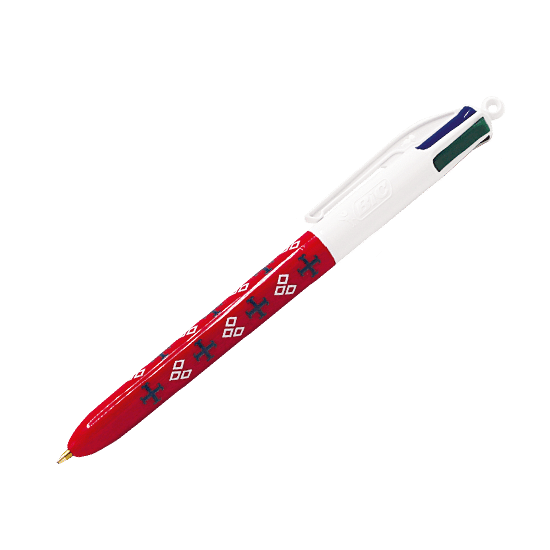 Stylo bic 4 couleurs Blason