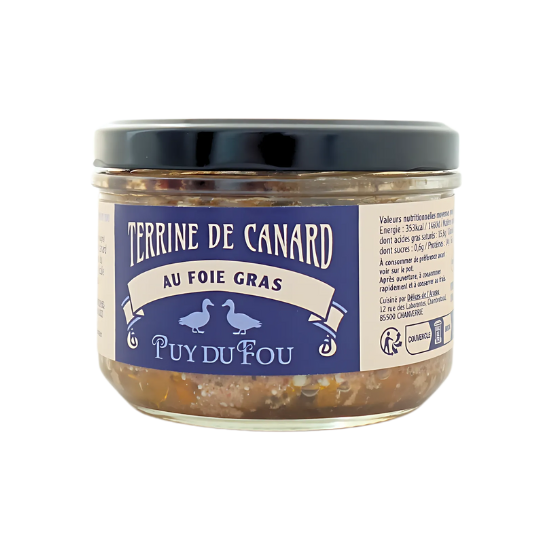 Terrine de canard au foie gras