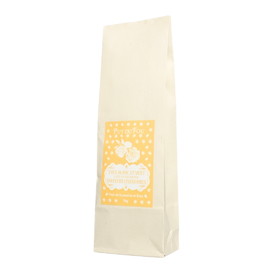 Thé blanc et vert fruit de la passion et rose - L'Epée du Roi Arthur