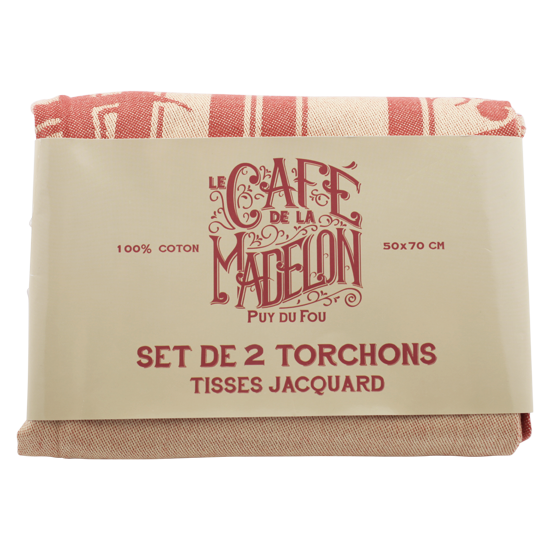 Set 2 torchons La Madelon